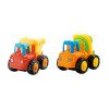 Set de Vehículos de Construcción, Volqueta y Mezcladora de Cemento, 2 Modelos Surtidos, Caja x 6 pzas